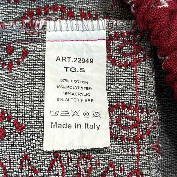 Sharon Fonseca Michele Shorts Mid Rise Red Paisley Size Small‎ - Picture 10 of 10